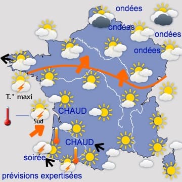 Quelques averses orageuses mardi, puis plus ensoleillé