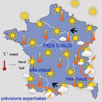 Quelques orages après le pic de chaleur de jeudi 