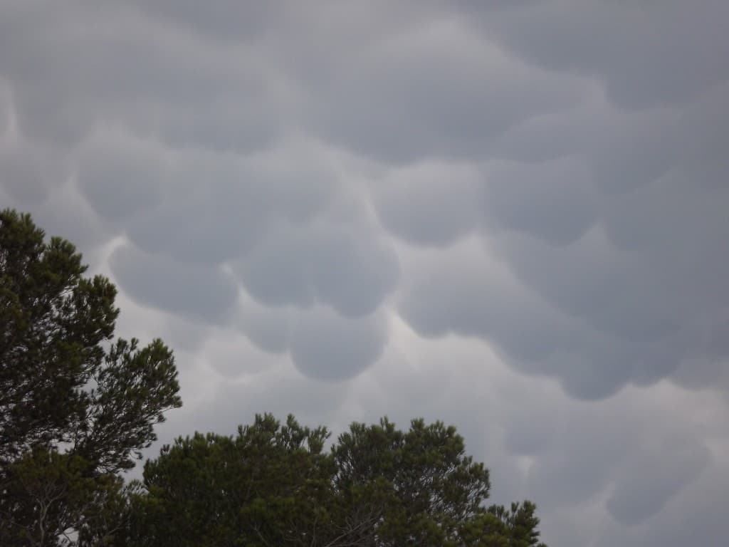 Mammatus au dessus de Montpellier