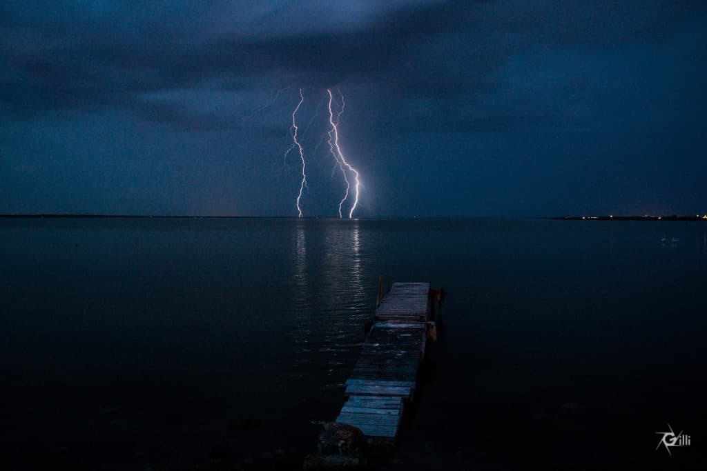 Orage sur l'Etang de l'or