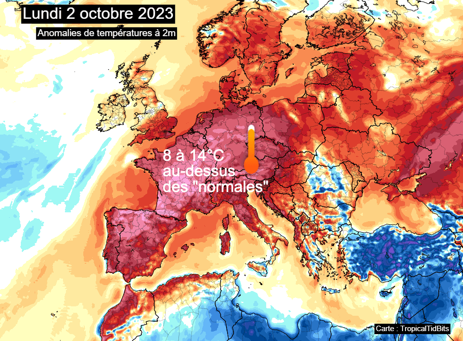 Chaleur exceptionnelle sur la France en ce début octobre 2023