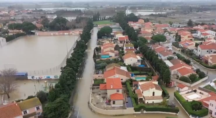 Image d'illustration pour Neige, pluies et crues : bilan des intempéries dans le Roussillon